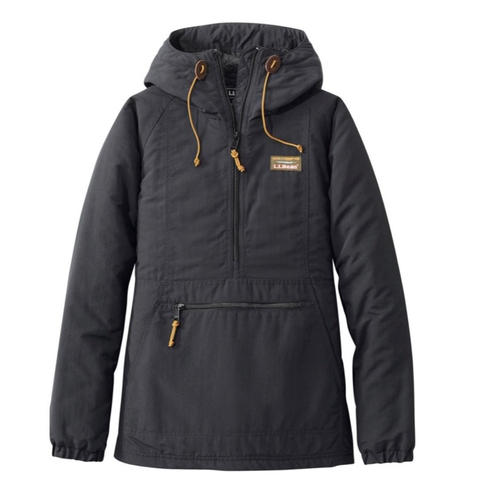 Black Women’s Medium LL Bean Insulated Quarter Zip - Picture 2 of 5
